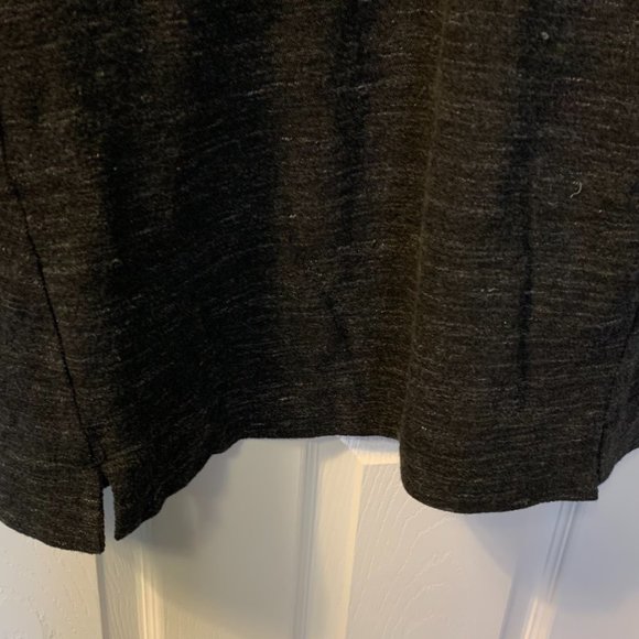 Pure Jill Cotton Shift Dress Size S Pockets Heather Dark Gray Minimalist Beach - Picture 5 of 7